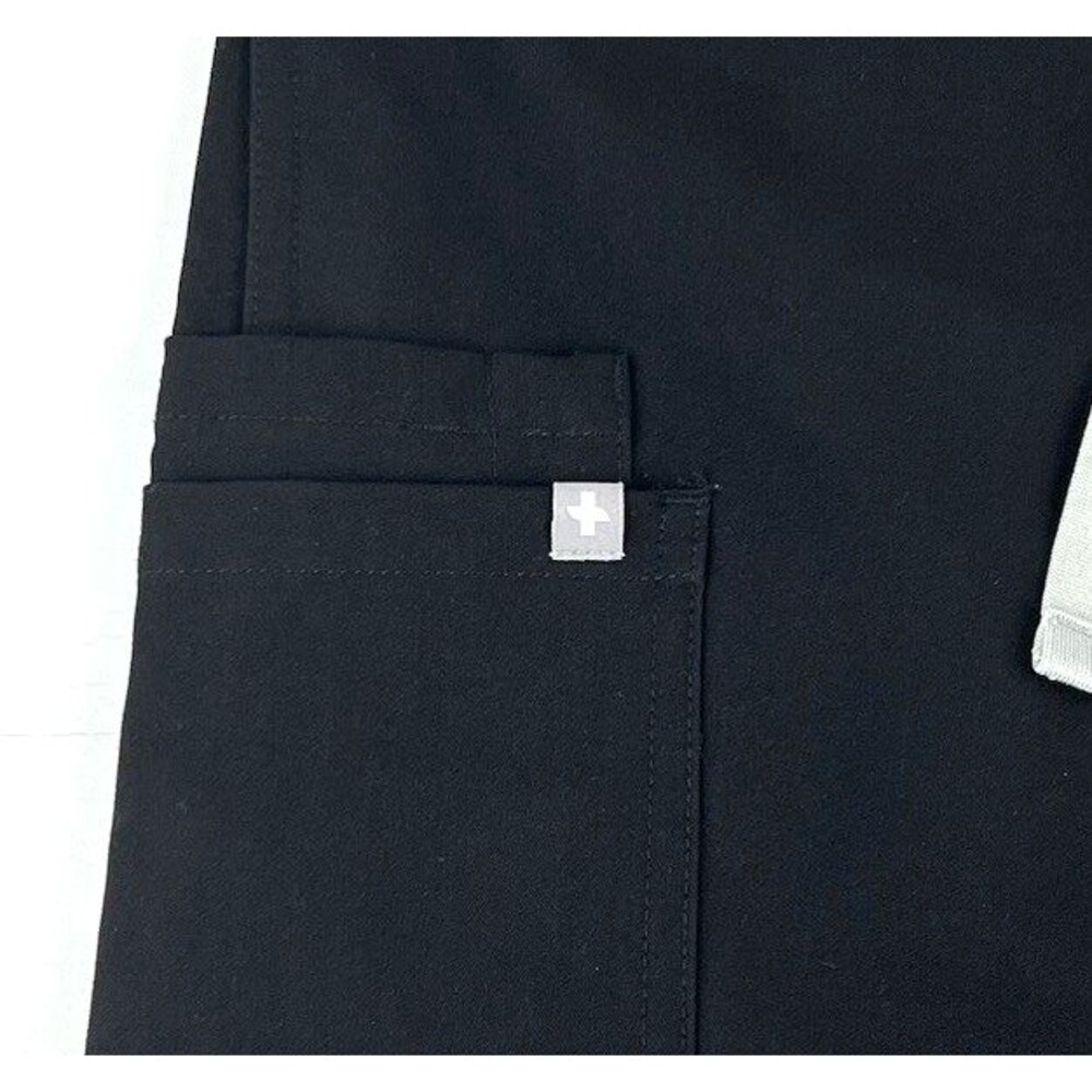 Figs Catarina Scrub Top and Kade Jogger Set Black Womens Size Small Nursing - Picture 9 of 14